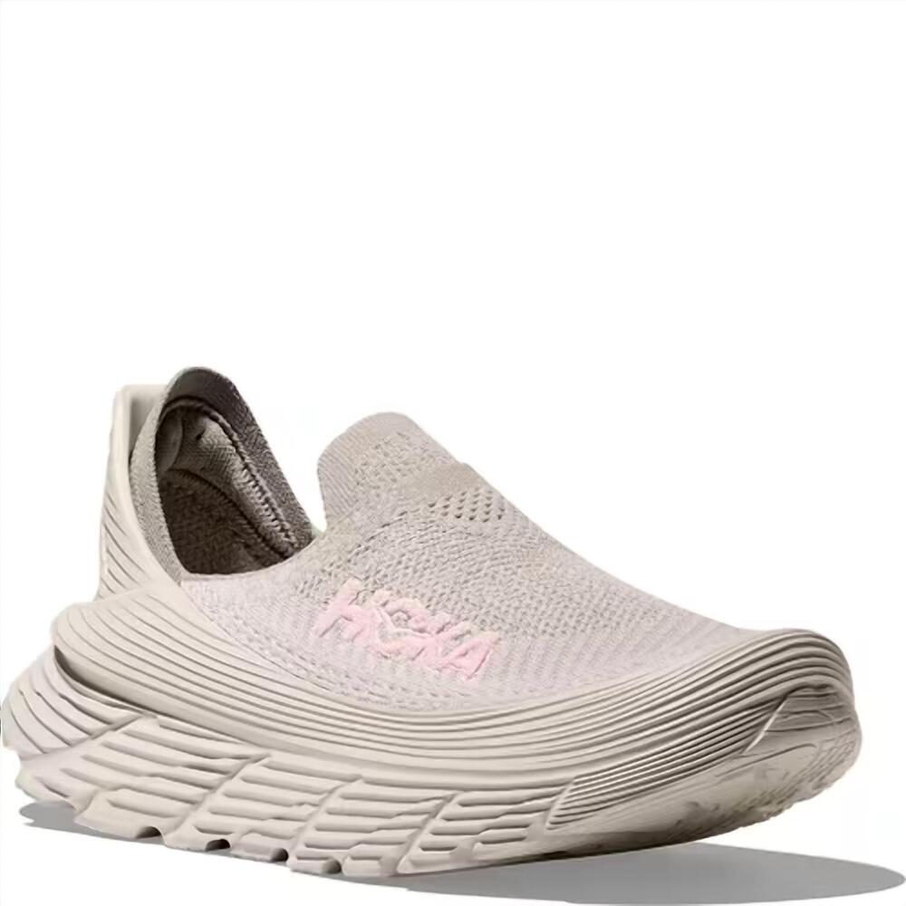 NEW HOKA women's u restore athletic shoes in stucco/putty